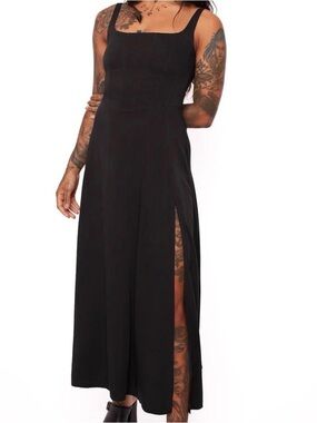 Mary Wyatt London Maxi Dress with Side Slit - Women